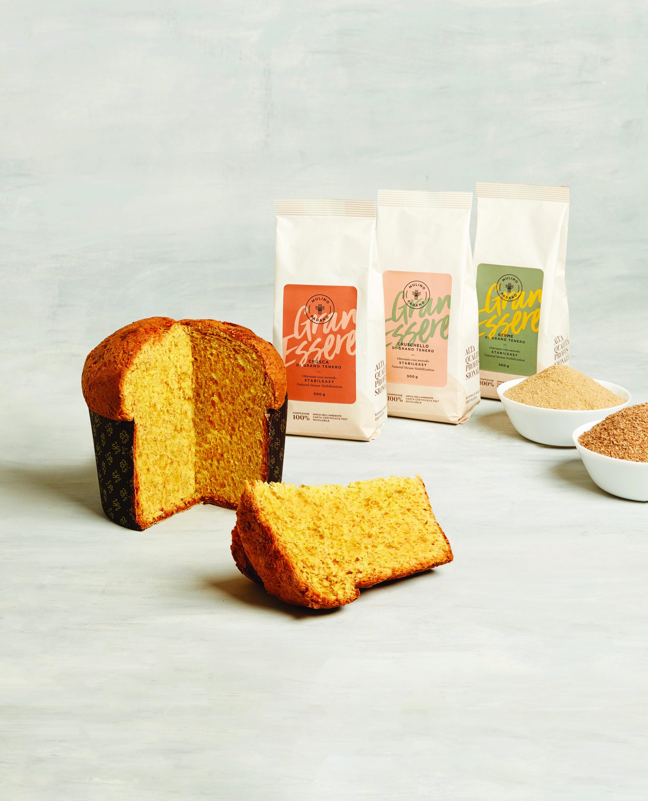 Da Mulino Padano i migliori ingredienti per un panettone artigianale integrale